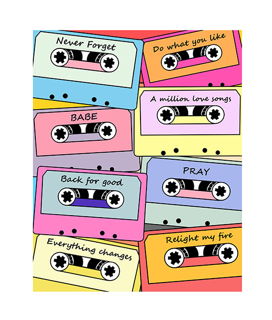 Sweatshirt | Take That 90s cassetes