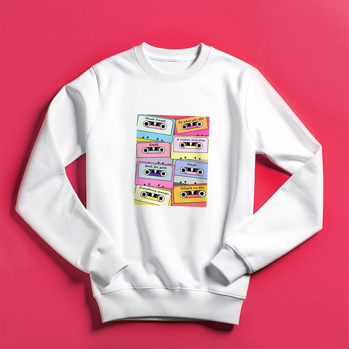 Sweatshirt | Take That 90s cassetes