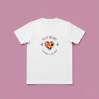 white t-shirt, Take That inspired, 8 letters, 3 words, 1 meaning